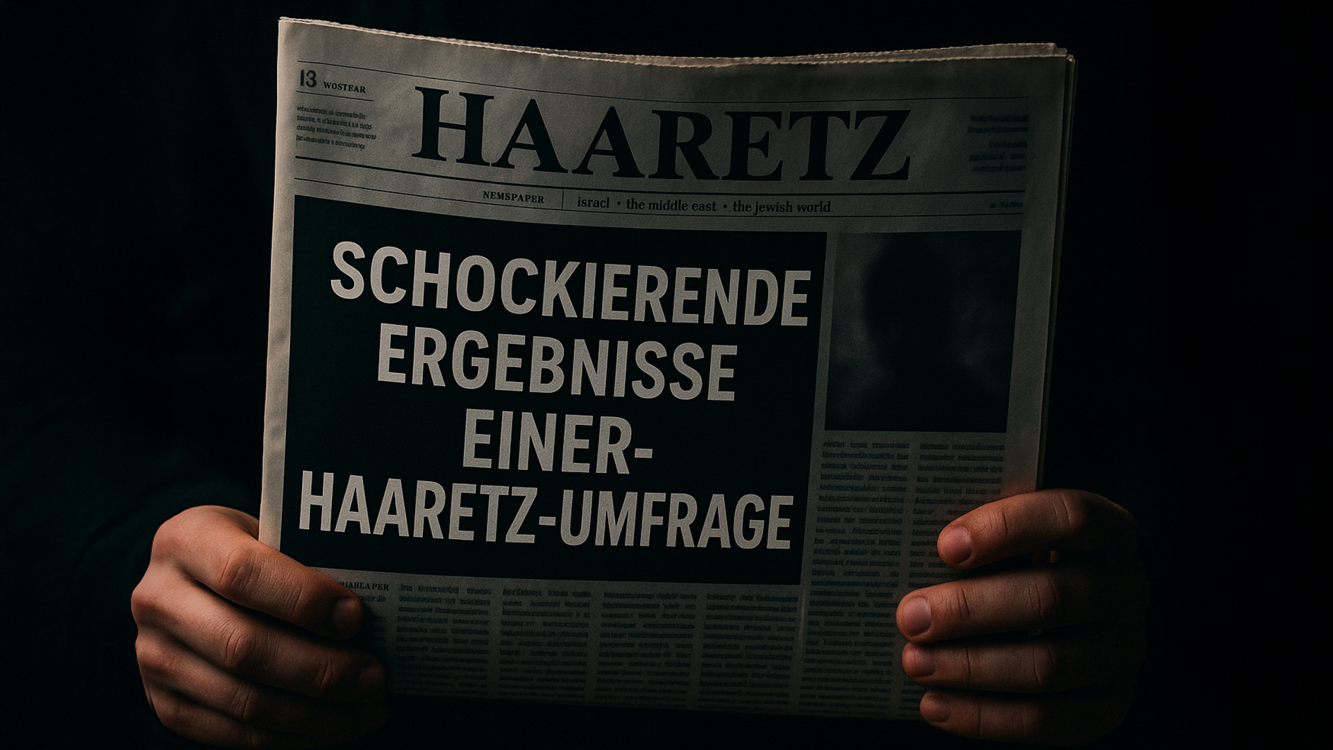 SCHOCKIERENDE ERGEBNISSE EINER HAARETZ-UMFRAGE: WAS ISRAELIS WIRKLICH DENKEN